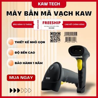 Máy Bắn Mã Vạch KAW cầm tay cao cấp ĐA TIA, Máy bắn mã vạch Bluetooth - Thuận tiện khi sử dụng - BẢO HÀNH 12 THÁNG