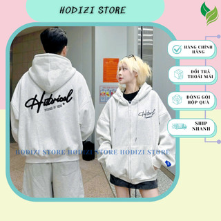 Áo Khoác Hoodie Zip dày dặn 2 lớp Form Rộng nam nữ chất nỉ bông chống nắng tốt mũ to rộng IN Chữ HISTORY - HODIZI STORE