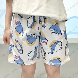 Quần Short hoạt hình BABYSHARK, Cá mập Unisex dành cho nam nữ mặc nhà Bigsize 38-100kg MollyStore