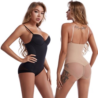 Đồ Định Hình Cơ Thể, Áo Định Hình Bodysuit Gen Bụng Nâng Ngực, Tặng Kèm Miếng Đệm Áo Lót C36