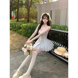 [Sale] Đầm Ulzzang Moxi Ren Trắng/Xanh/Be - Kèm Ảnh Thật