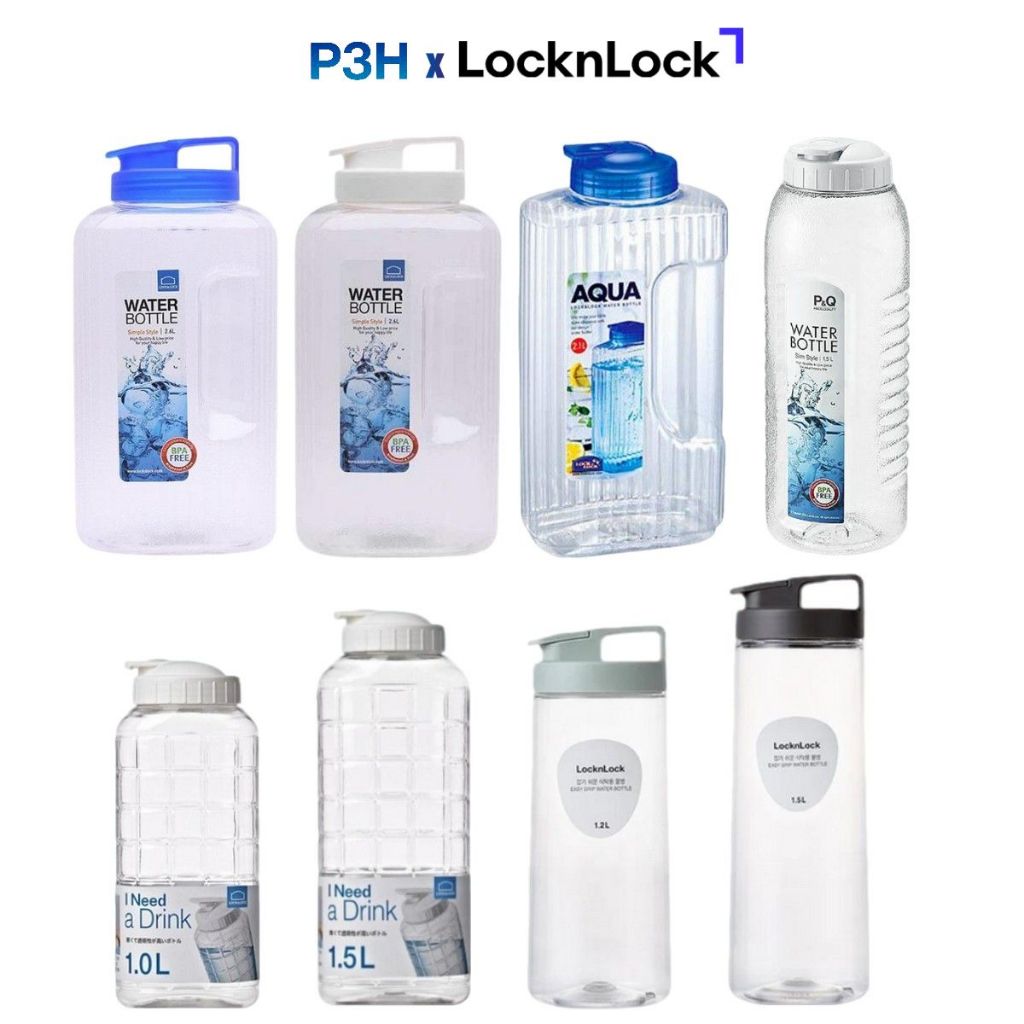 Bình đựng nước LocknLock Bình đựng trà sữa dung tích 1.2L đến 2.6L HAP739 P-00052 HAP812 P3H Mall