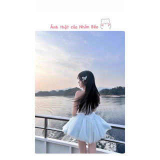 [Sale] Đầm Ulzzang Moxi Ren Trắng/Xanh/Be - Kèm Ảnh Thật