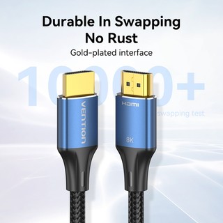 Cáp HDMI 2.1 VENTION ALG 8K (8K@60Hz & 4K@120Hz, Cotton Braided)