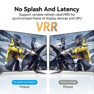 Cáp HDMI 2.1 VENTION ALG 8K (8K@60Hz & 4K@120Hz, Cotton Braided)