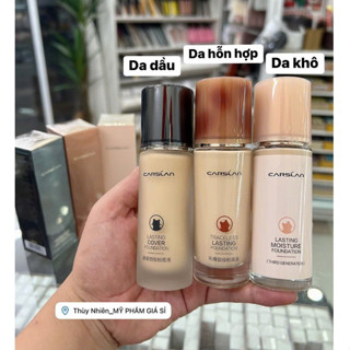Kem nền CARSLAN dạng lỏng kiềm dầu lâu trôi chống thấm nước suốt 24h - 30g