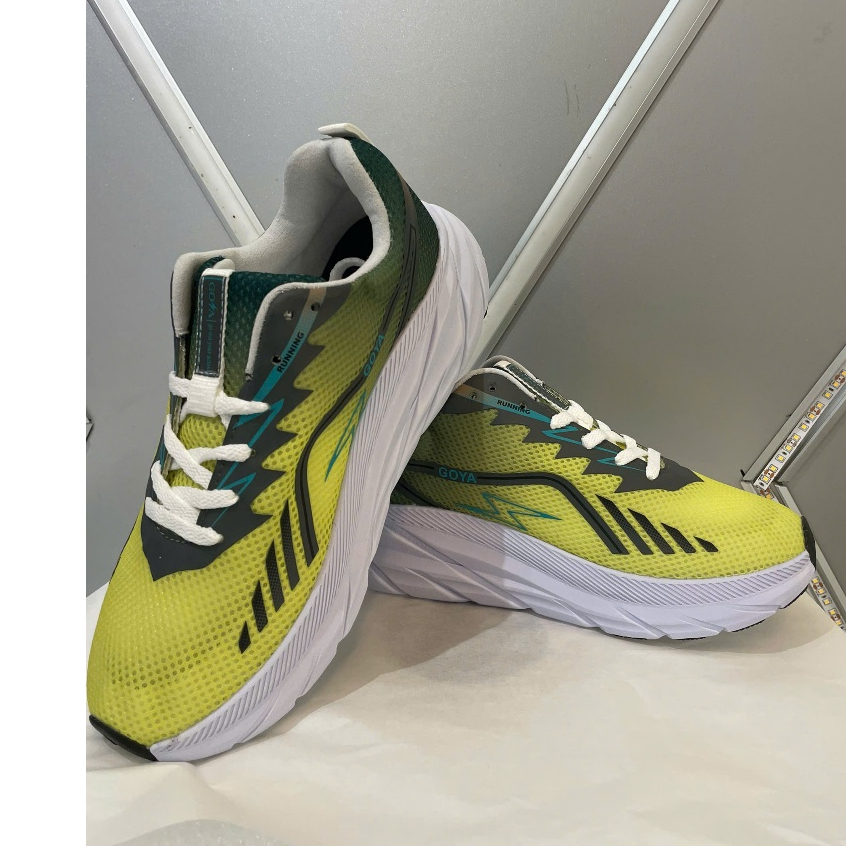 Giày thể thao chạy bộ nam nữ GOYA PLUS năm 2025 màu xanh vàng