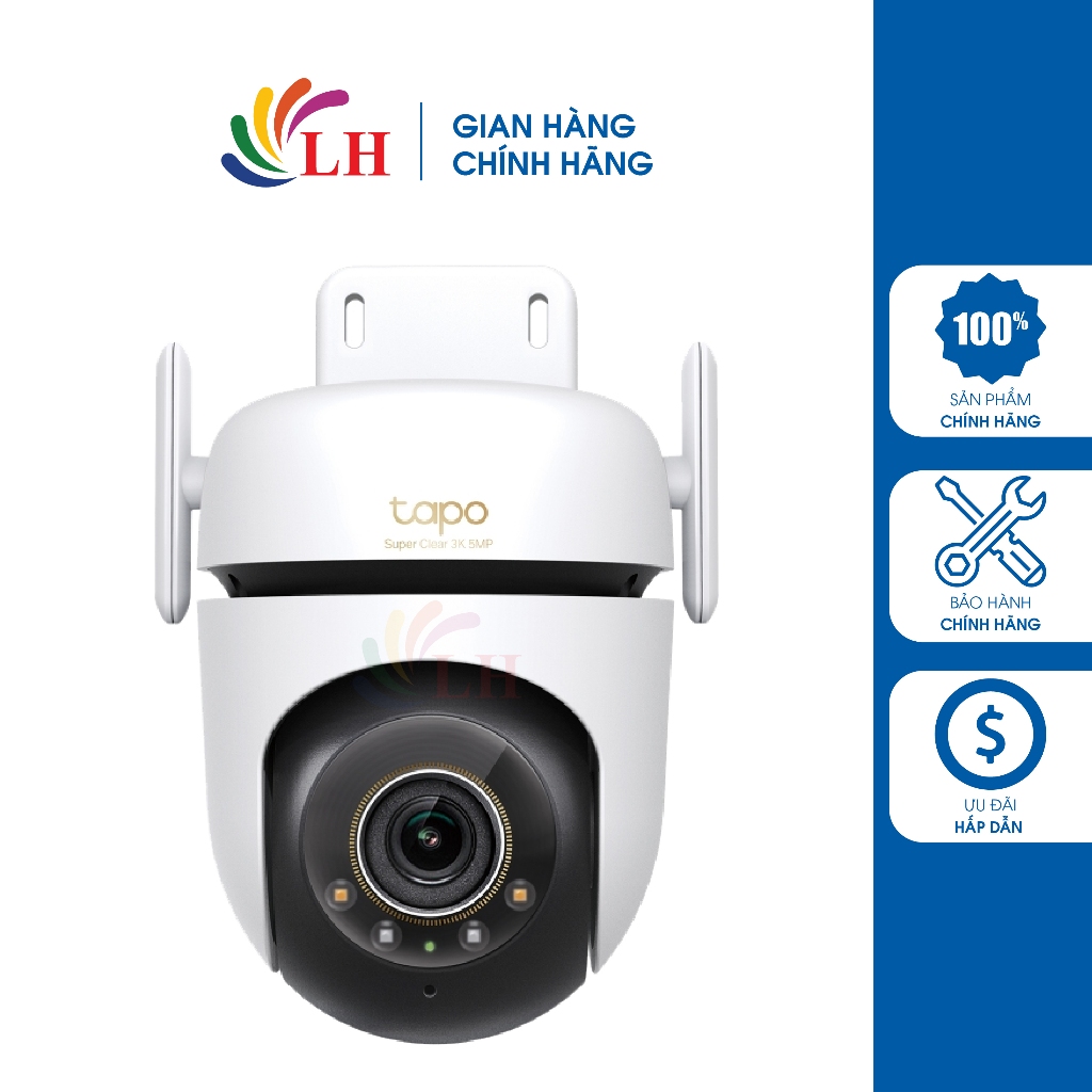 Camera ngoài trời TP-Link Tapo Outdoor Pan/Tilt Home Security Wifi 3K C530WS - Hàng chính hãng