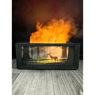 Máy Xông Tinh Dầu Lò Sưởi, Máy Tạo Ẩm Phun Sương Khuếch Tán Hương Thơm Xông Phòng Ngủ Phòng Khách