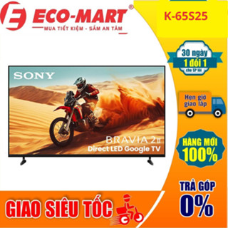  65S25 Goolge Tivi Sony 65 inch 4K K-65S25 New 2025 