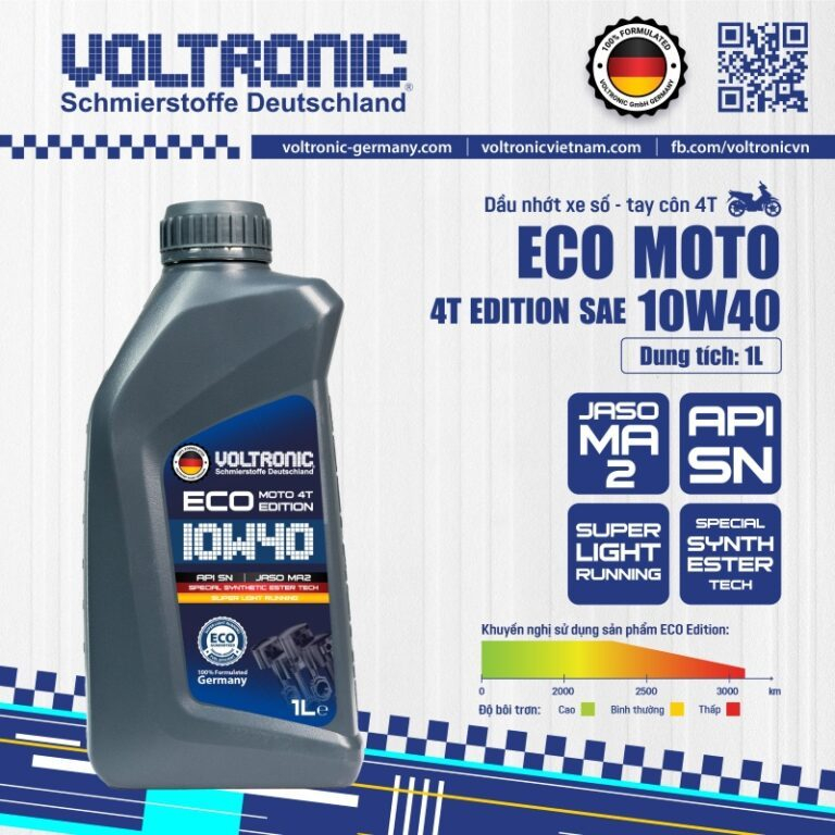 Voltronic ECO Moto 4T Edition SAE 10W40 1L