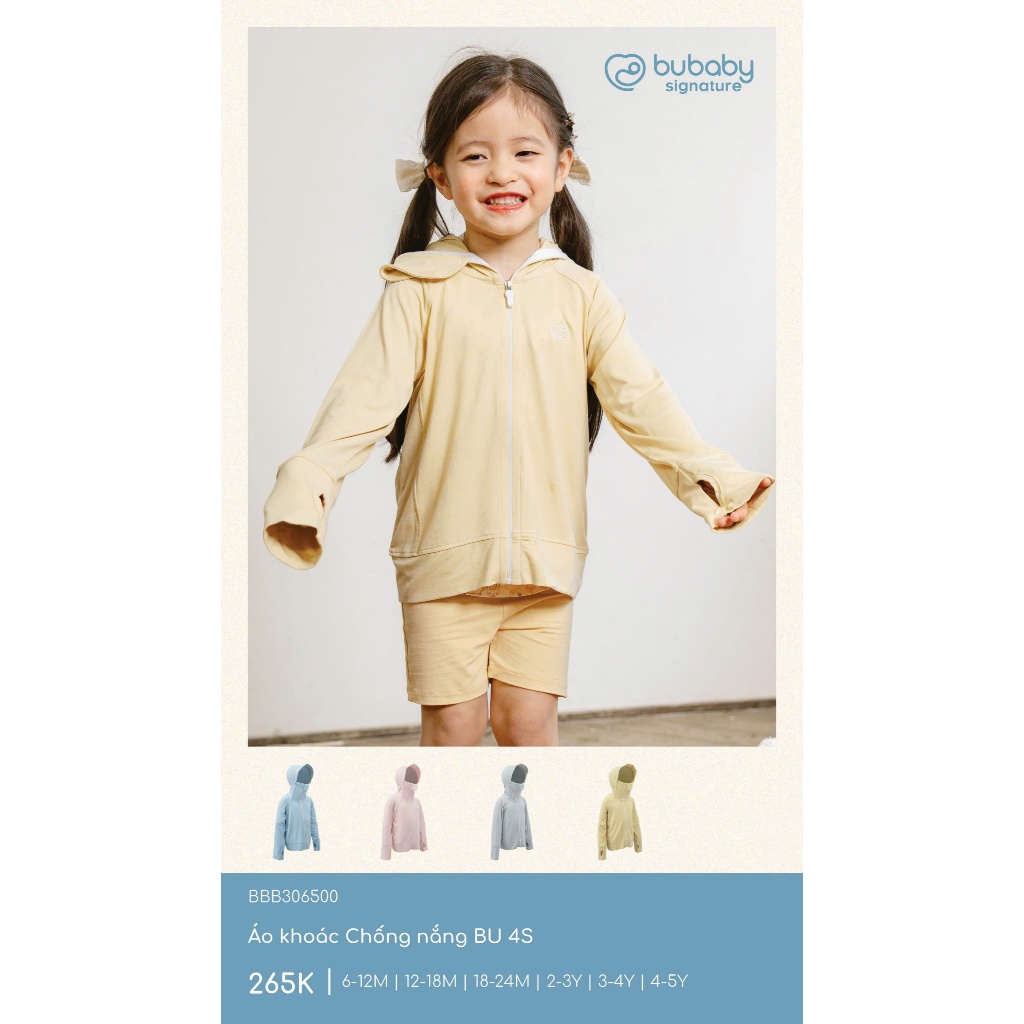 BUbaby chính hãng áo khoác chống nắng