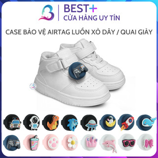 Vỏ Bọc Case Airtag Có Quai Xỏ Dây Giảy Balo Trẻ Em Chất Liệu Silicone Chất Lượng Đẹp BESTPLUS