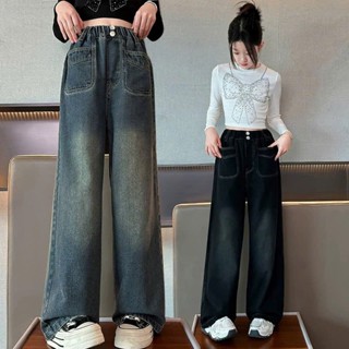 Quần Jean Suông Trơn Cho Bé Gái – Đơn Giản Mà Sành Điệu 23-50kg