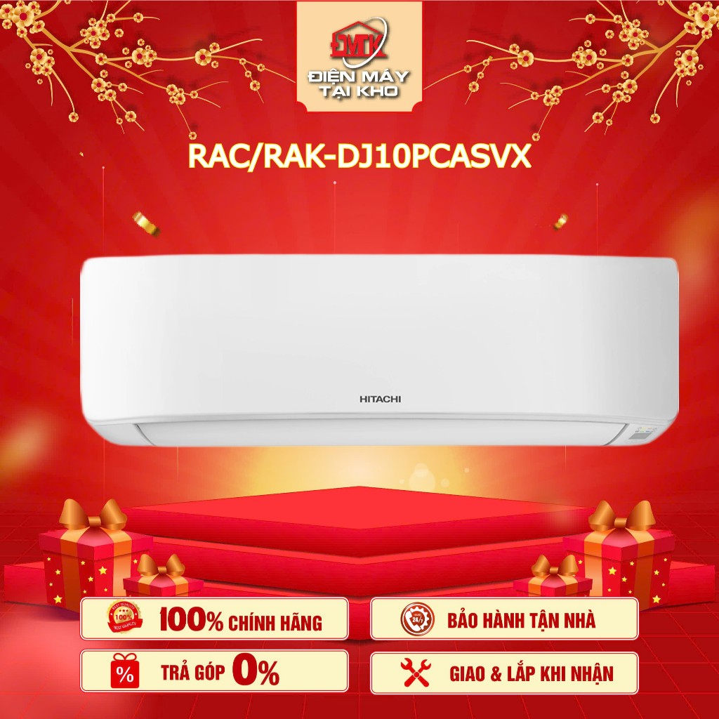 Máy lạnh Hitachi Inverter 1 HP RAC/RAK‑DJ10PCASVX – 9200 BTU – FrostWash tự làm sạch – Inverter tiết