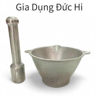  Bộ Cối Chày Gang Đúc Nguyên Khối - Thiết Kế Vững Chắc Và Bền Bỉ cối giã tay 