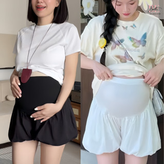 Quần Short Bí Bầu Belles Dáng Bí Phồng Mẫu 2025 Chất Gió Mềm Mát 2 Lớp Có Túi Đáp Bụng Cạp Chun Co Giãn Thoải Mái QB01