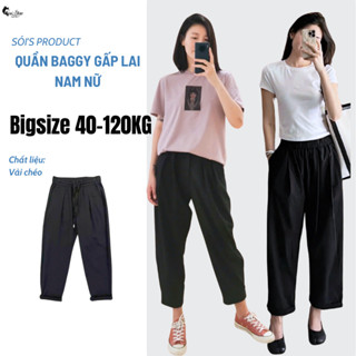 40-105KG Quần Baggy Nam Nữ Thời Trang Sói Store Bigsize Lưng thun - Mã 23