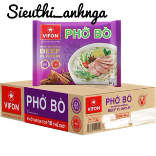 Thùng 30 gói phở bò/ phở gà Vifon 65g