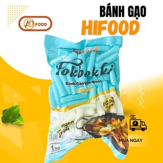 Combo 1kg Bánh gạo Tokbokki Hàn Quốc loại ngon-nguyên liệu nấu bánh bánh sốt cay, sốt phô mai, lắc