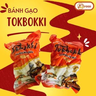 Combo 1kg Bánh gạo Tokbokki Hàn Quốc loại ngon-nguyên liệu nấu bánh bánh sốt cay, sốt phô mai, lắc