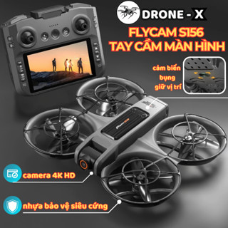 Flaicam S156 Pro, To Hơn Khoẻ Hơn Có Tay Cầm Màn Hình 4K Và Cảm Biến Bụng, Flycam Quay Chụp Giá Rẻ