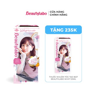  Thuốc nhuộm tóc dạng bọt Beautylabo Whip 125ml Whip Hair Color lên màu đều nội địa Nhật 