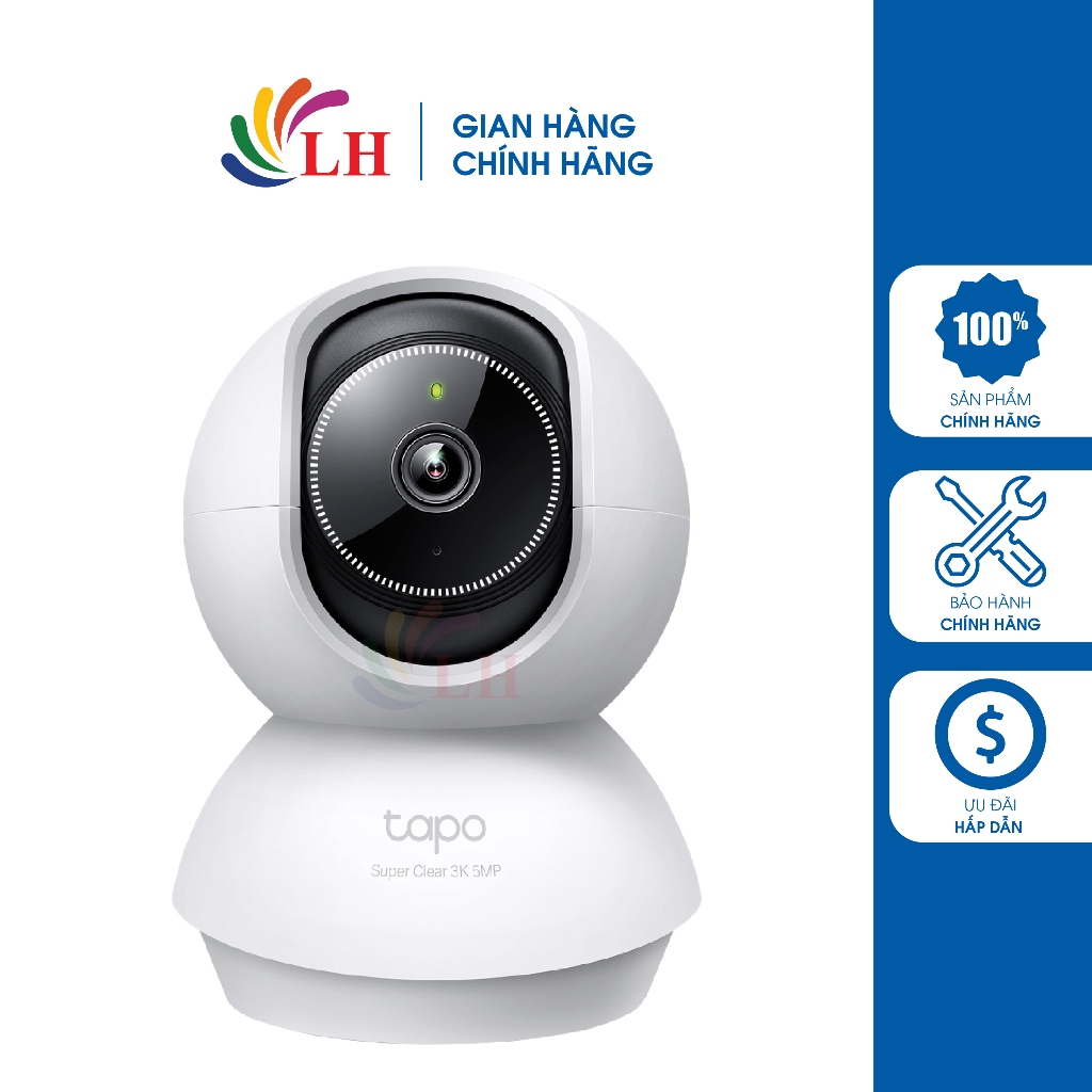 Camera trong nhà TP-Link Tapo AI Pan/Tilt Home Security Wifi 3K C230 - Hàng chính hãng
