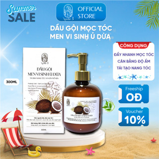 Dầu Gội Mọc Tóc Men Vi Sinh Ủ Dừa 2.0 AUNTIE 3 VIETNAM (chai 300ml)