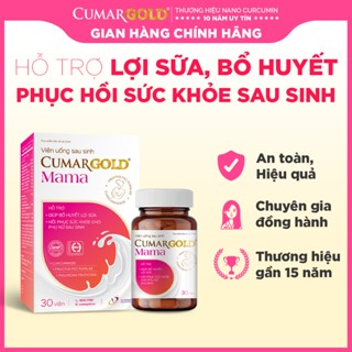 Viên Uống Lợi Sữa CumarGold Mama - Hỗ trợ lợi sữa khoa học, bổ huyết, phục hồi sau sinh
