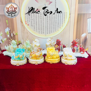 Cóc thiềm thừ, Tỳ hưu phong thuỷ cao cấp , cóc ngậm tiền chiêu tài lộc chất liệu đá đúc Đài loan