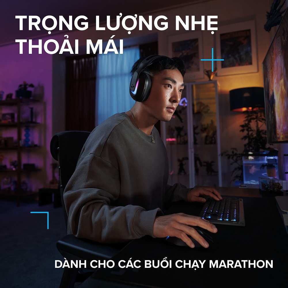 Tai nghe Gaming không dây Logitech G522 LIGHTSPEED - LIGHTSYNC RGB, Kết nối 3 chế độ | BigBuy360 - bigbuy360.vn