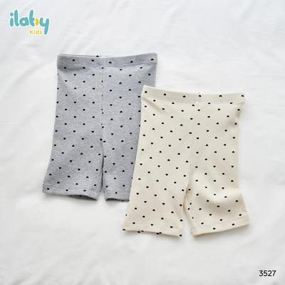 Quần legging bé gái ILABY quần legging chất liệu thun tăm co giãn tốt [3527]