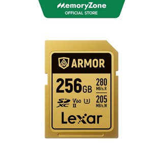 Thẻ nhớ SDXC Lexar ARMOR UHS-II U3 128GB/256GB 280MB/s GOLD Series - Bảo hành 120 tháng