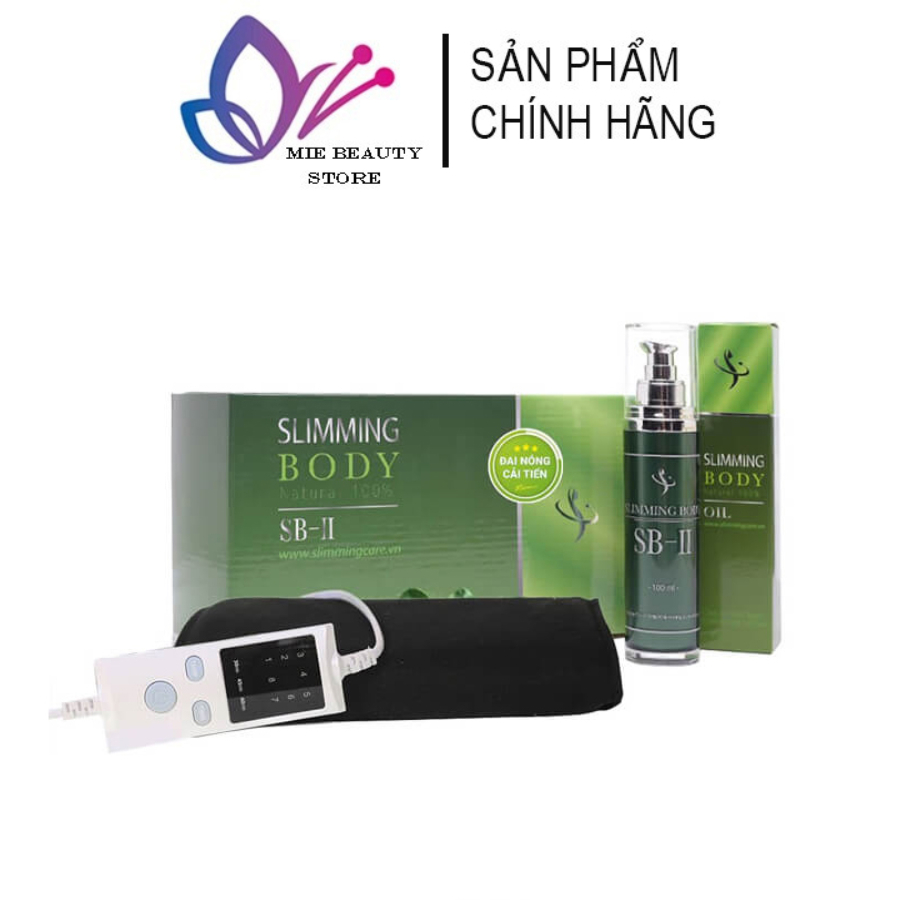Bộ Ủ Nóng Tan Mỡ Slimming Body 2 Cải Tiến, Đai Nịt Quấn Nóng Thải Mỡ Thừa, Thon Gọn Eo SB-II Lấy Lại