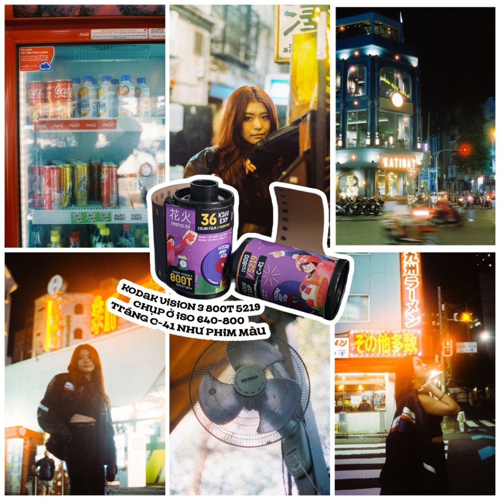 [HỎA TỐC] Film Điện Ảnh HALATION Kodak Vision 3 (400D/800T) 35mm Tẩy Than như Cinestill 400D/800T - 