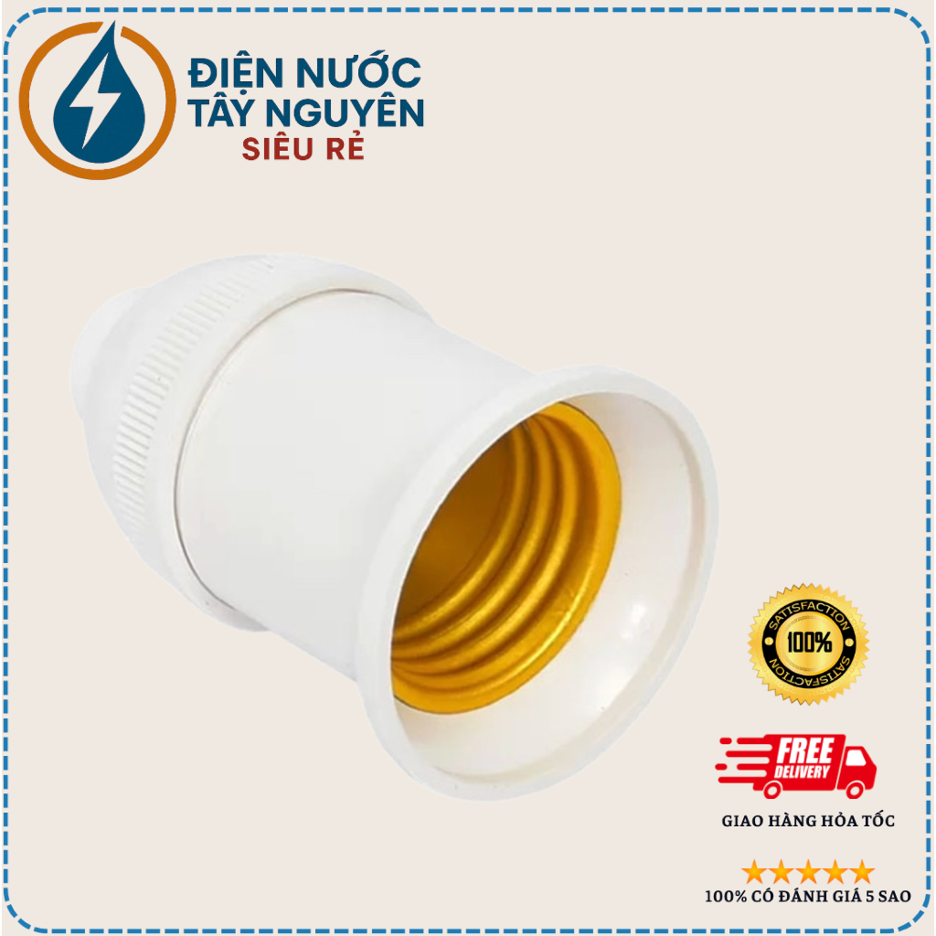 Đui - Đuôi - Chui Đèn Nival E27 Bóng Gắn Tường 45 Độ 90 Độ Treo Trang Trí Chống Cháy Chống Vỡ Nival