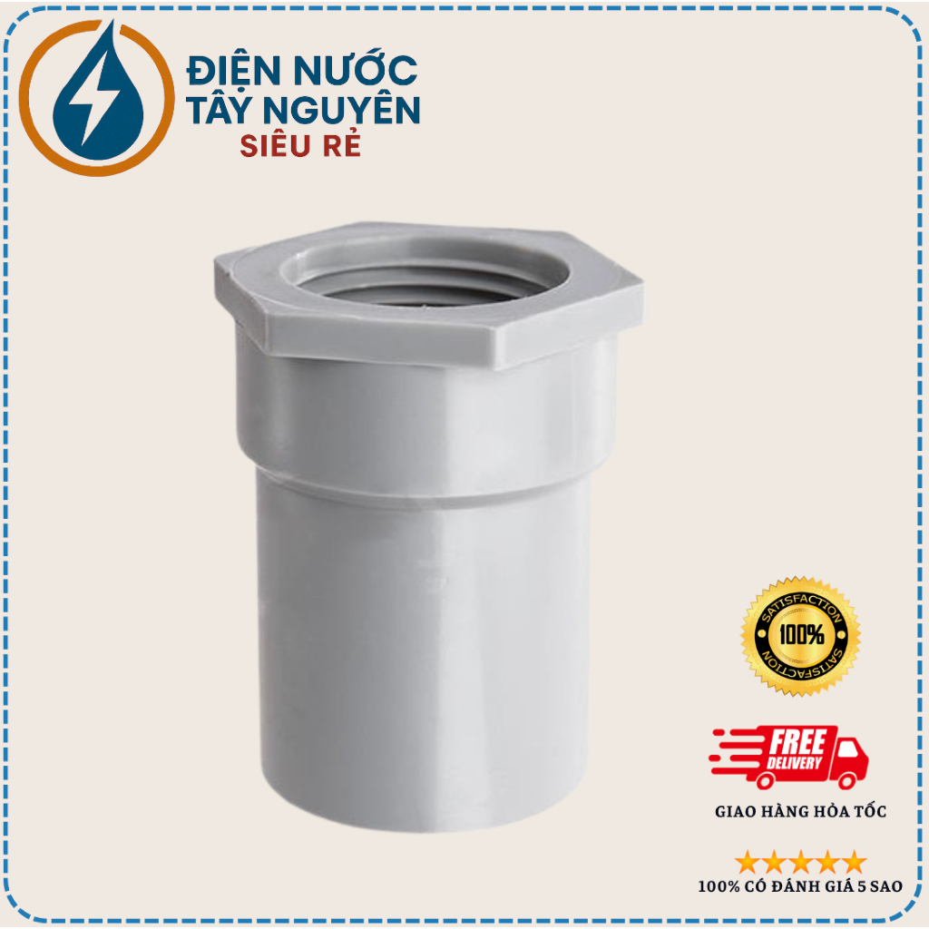 Ren Trong, Nối Răng Trong 21, 27, 34, 42, 49, 60mm. Hàng Chính Hãng. Nhựa Hoa Sen HS