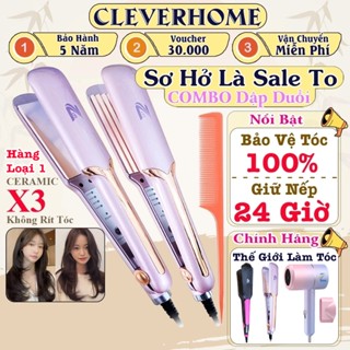 [Bảo Hành 5 Năm] Máy Ép Tóc Z469 Uốn Duỗi Là Thẳng Làm Xoăn Máy Uốn Tóc Mini 2 In 1