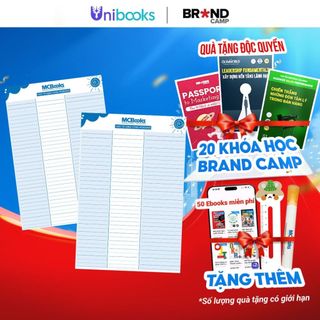 Giấy học từ vựng thông minh cùng MCBooks