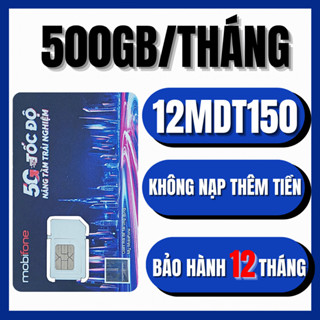  Sim 5G Mobifone Miễn Phí 1 Năm Truy Cập Mạng Full Data Max Băng Thông MDT250 12MDT50 12MDT150 12MFY100 12GT50 