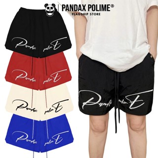 Quần short local brand đùi ngố lửng form rộng trên gối gió nhăn có lót lưới nam nữ unisex cặp đôi đi biển pandax polime