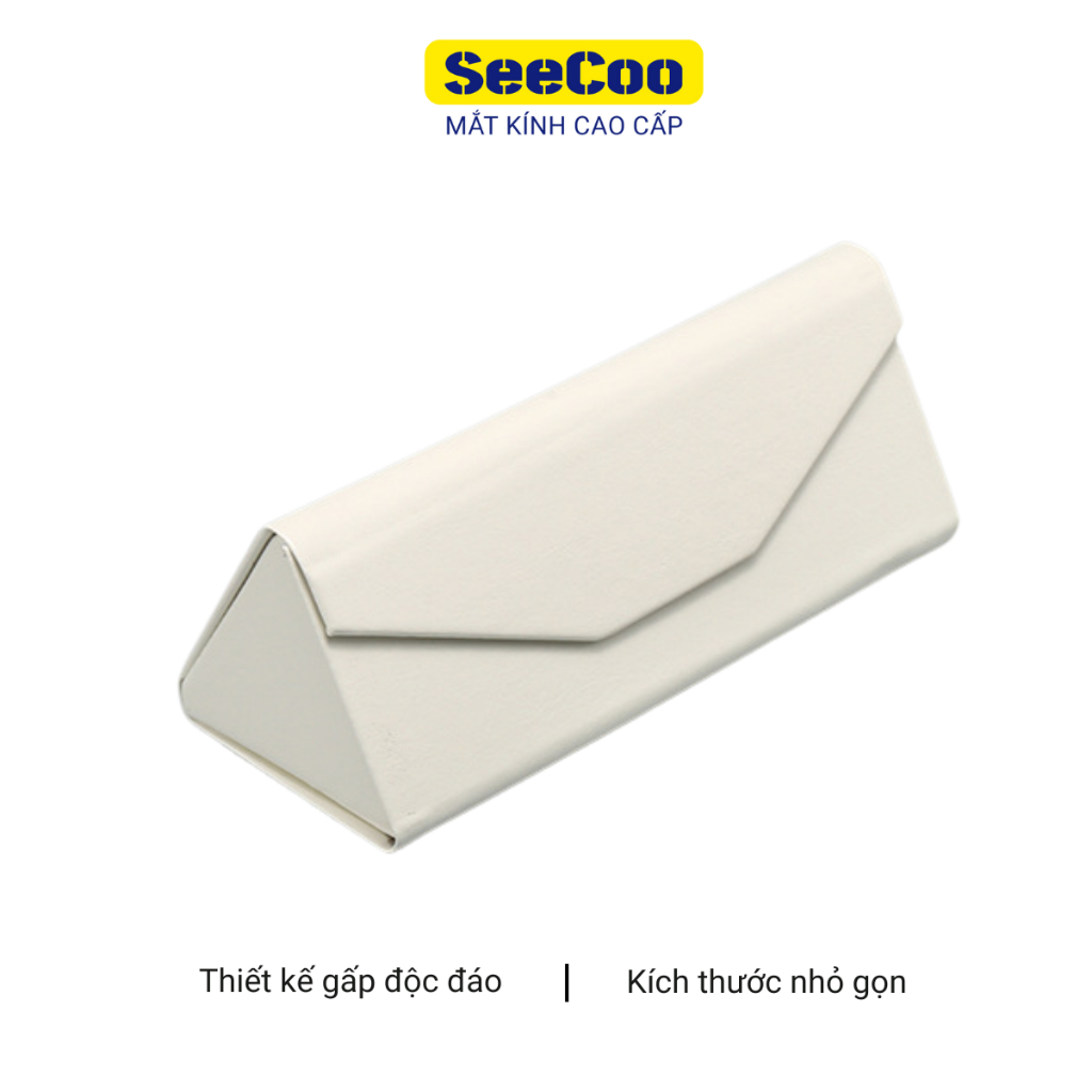 Hộp Đựng Kính Gập Gọn Tam Giác Seecoo Thiết Kế Gập Thông Minh Tiện Lợi Giúp Bảo Vệ Kính