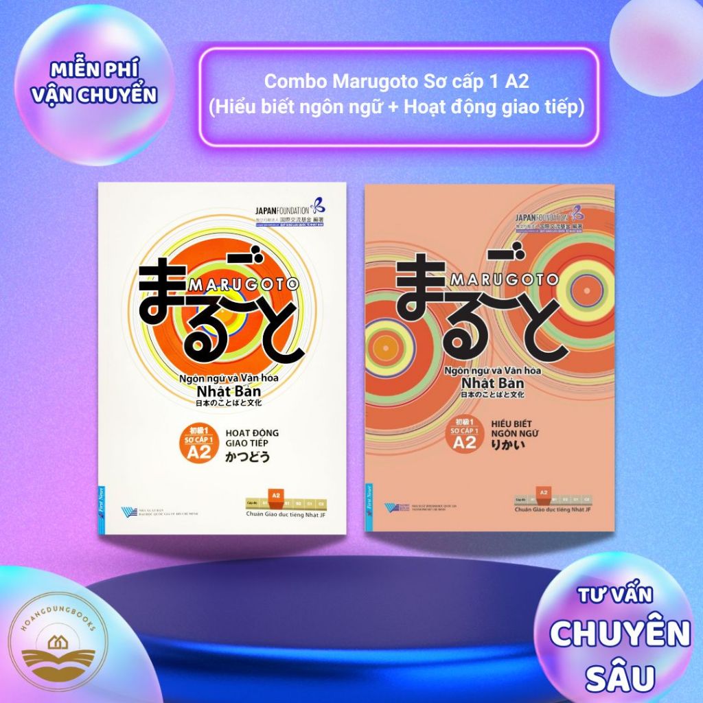 Sách - Combo 2 Cuốn Giáo Trình Marugoto A2 Sơ Cấp 1 - Hiểu Biết Ngôn Ngữ Và Hoạt Động Giao Tiếp