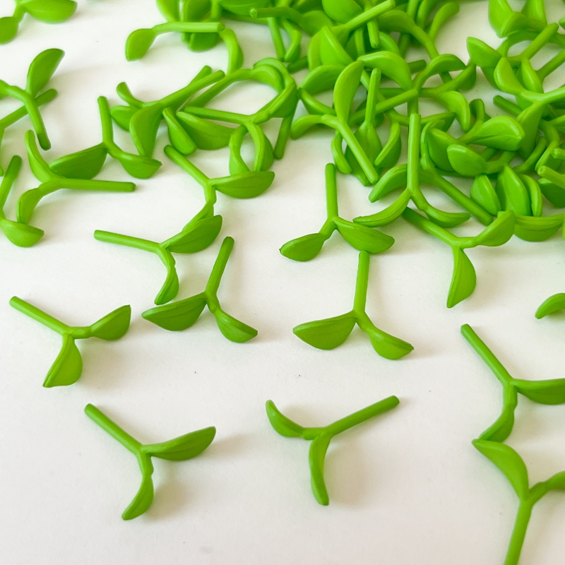 Mầm Cây - Lá non Nhỏ Mini Đính Búp Bê trang trí