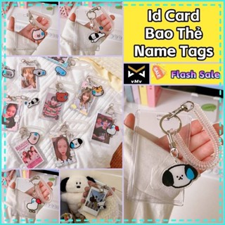 ✨vMv✨  Thẻ Đeo Bảng Tên Ngang Bao Đựng Thẻ Đeo Bảng Tên Học Sinh Dây Đeo Bảng Tên Đeo Thẻ Đeo Thẻ Học Sinh Dây Thẻ Đe