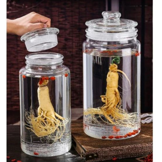 Bình ngâm rượu thuỷ tinh Nắp mài núm pha lê 5L-8L-12L-15L-20L-25L Hàng dầy đẹp thuỷ tinh siêu trong