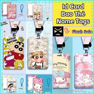 ✨ vMv ✨ Bao Đựng Thẻ Móc Khóa Đựng Thẻ Đeo Thẻ Học Sinh Thẻ Sinh Viên Ngang Dây Đeo Bảng Tên Thẻ Đeo Sinh Viên