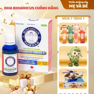 DHA Bioamicus Omega 3 Tinh Khiết Không Tanh vị cam cho trẻ từ sơ sinh 30ml