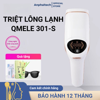 Máy Triệt Lông Băng Lạnh QMELE 301S, Máy Triệt Lông Vĩnh Viễn Mini Cầm Tay Tại Nhà, Triệt Bikini, Nách, Mặt, Toàn Thân